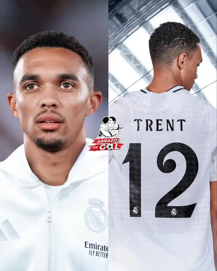 Image from 🏆⚽️ ABRAZO DE GOL 2025 ⚽️🏆: 🚨 COMPLETAMENTE OFICIAL: Trent Alexander-Arnold fue inscrito como ju...