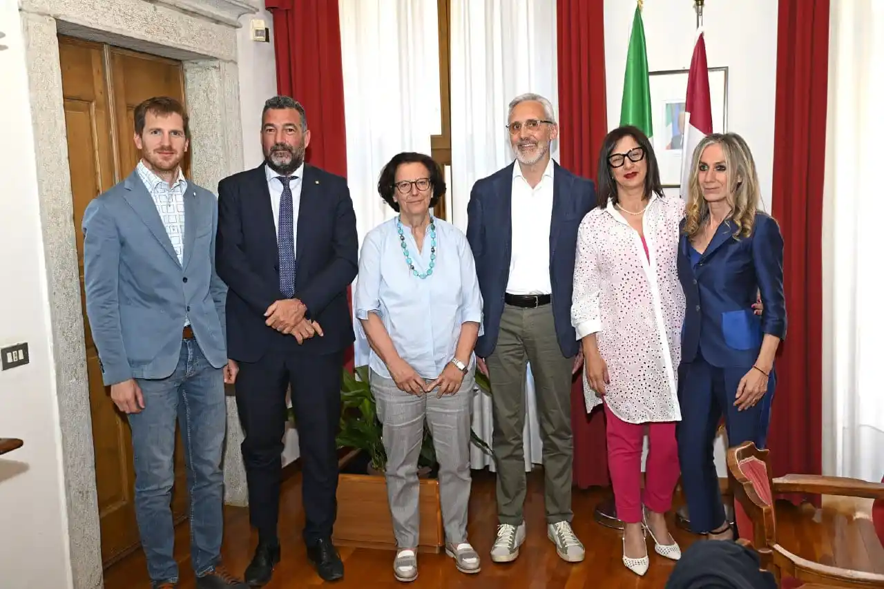 Image from La Busa: 🔖 Riva del Garda, la Giunta Zanoni: Angelini (vicesindaco), Bertoldi,...