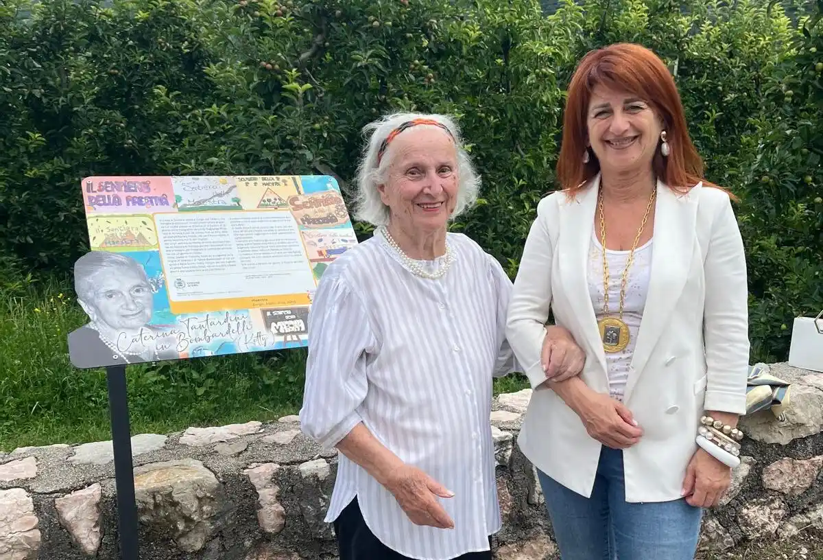 Image from La Busa: 🔖 “Senter de la Maestra”: la comunità di Dro ricorda Ketty Tantardini...