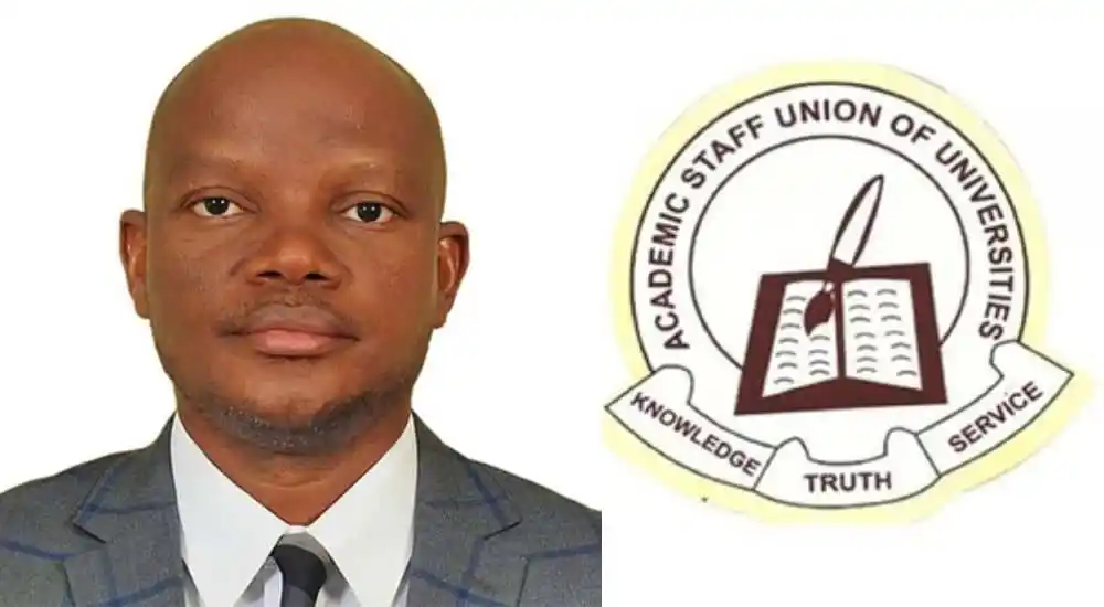 Image from Tell9jamedia: *"The Academic Staff Union of Universities (ASUU), led by Prof. Chris ...