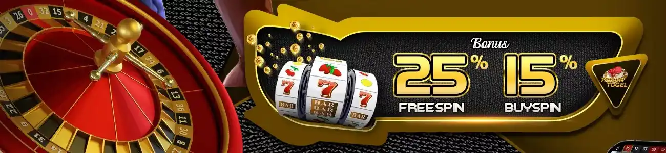 Image from TRIBUNTOGEL: BONUS FREESPIN MURNI 25% & BUY FREESPIN 15% ♦ Hanya Berlaku untuk Per...