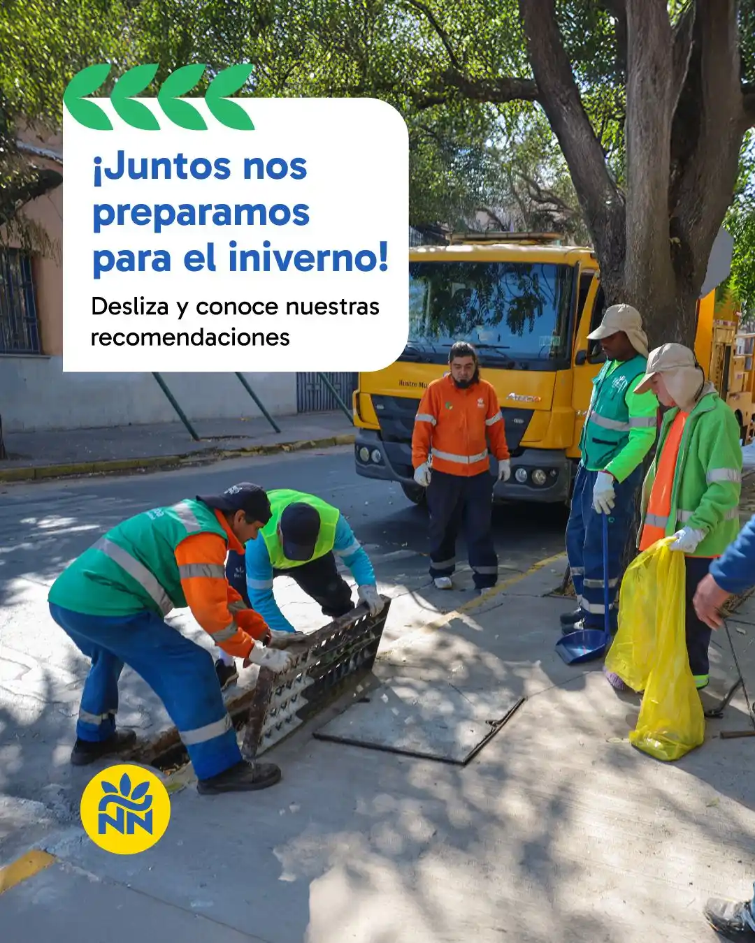 Image from 📢 #ÑuñoaAlDía • Sector 3: En Ñuñoa nos preparamos para el Sistema Frontal 🌧️🏡 Atención vecino...