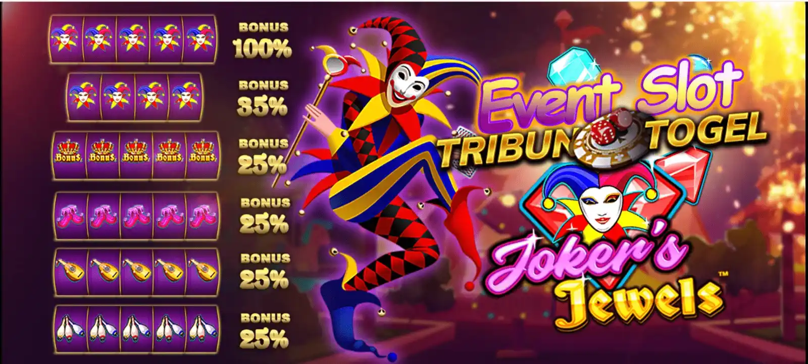 Image from TRIBUNTOGEL: EVENT JOKER'S JEWELS ♦ Hanya berlaku untuk Provider Pragmatic Play ...