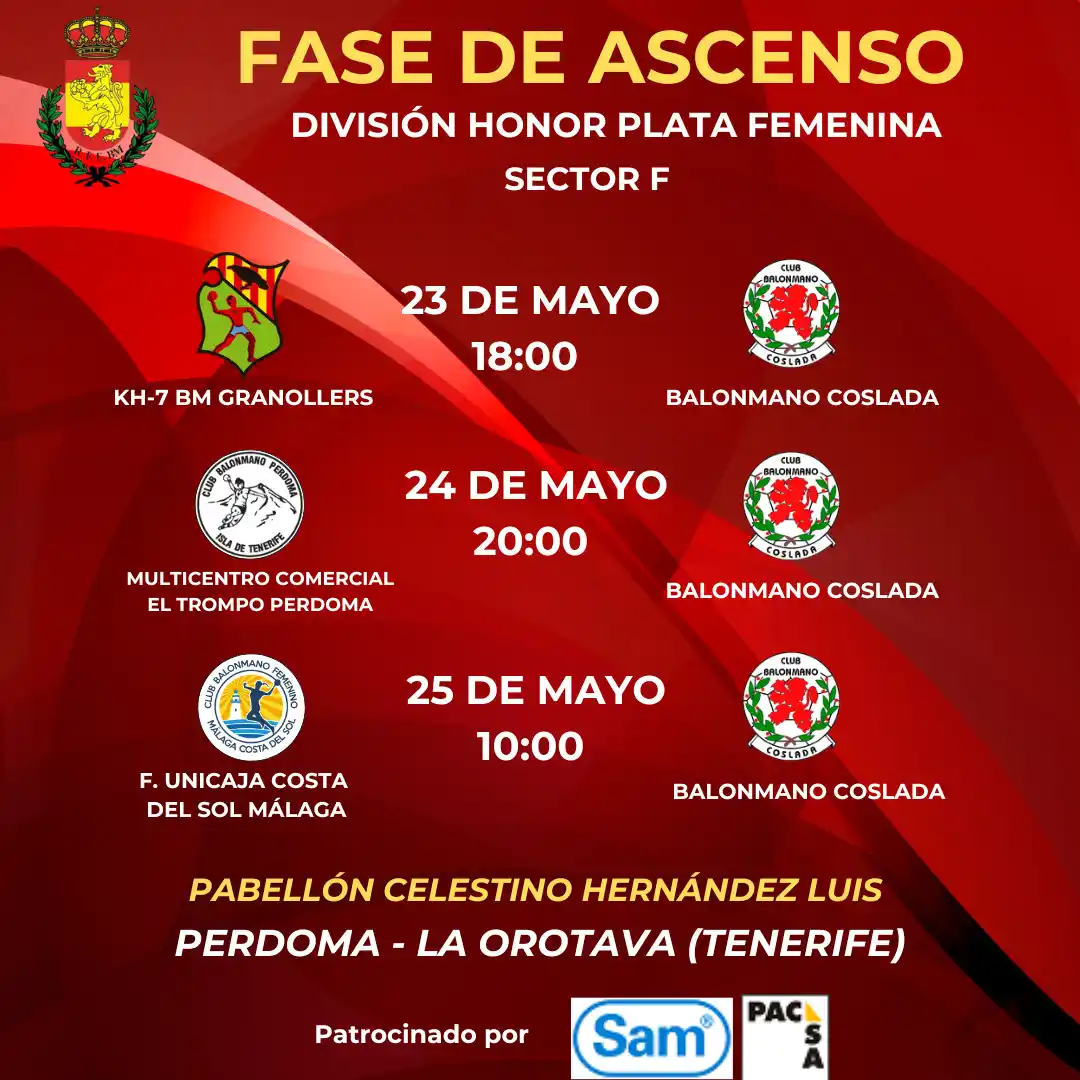 Image from Balonmano Coslada: FASE ASCENSO DHPF 🔥🤾🏼 Nuestro equipo Nacional Femenino juegan los ...