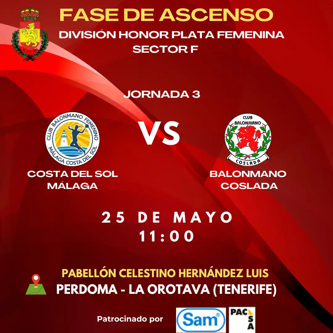 Image from Balonmano Coslada: FASE ASCENSO DHPF 🔥🤾🏼 Tercer y último partido del Primera Nacional...