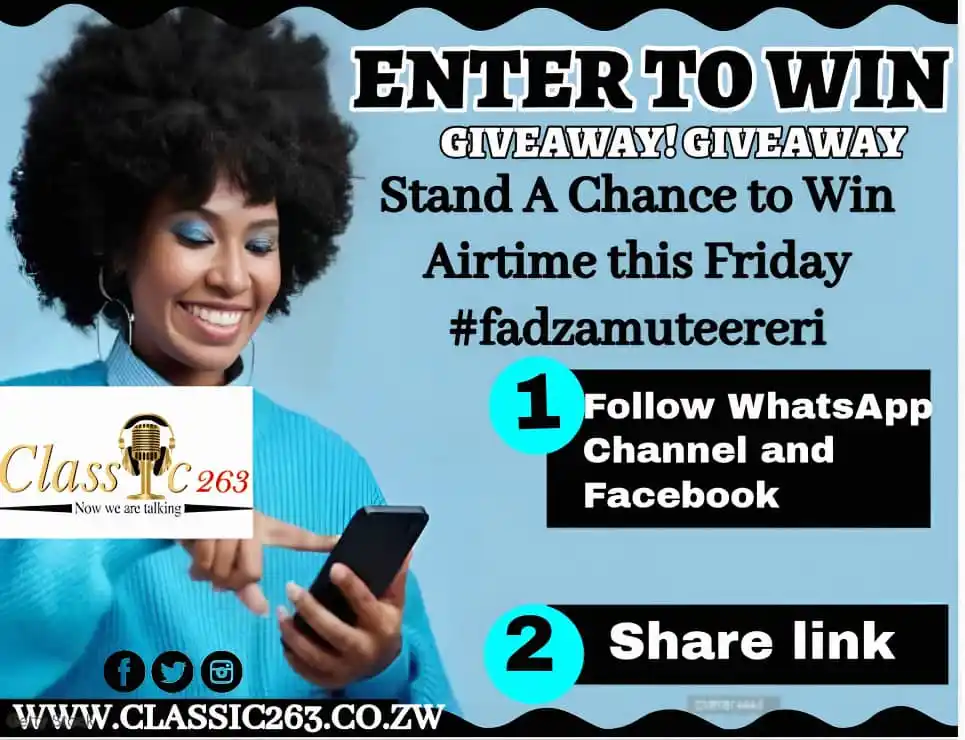 Image from Classic 263: Follow our WhatsApp channel and Facebook & win airtime! First come, fi...