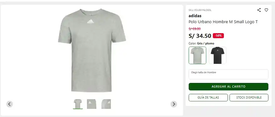 Image from El Datero Cuponero : ✨Polo Urbano Hombre a S/ 34.50 en Platanitos 🔍 Revísalo: https://eld...