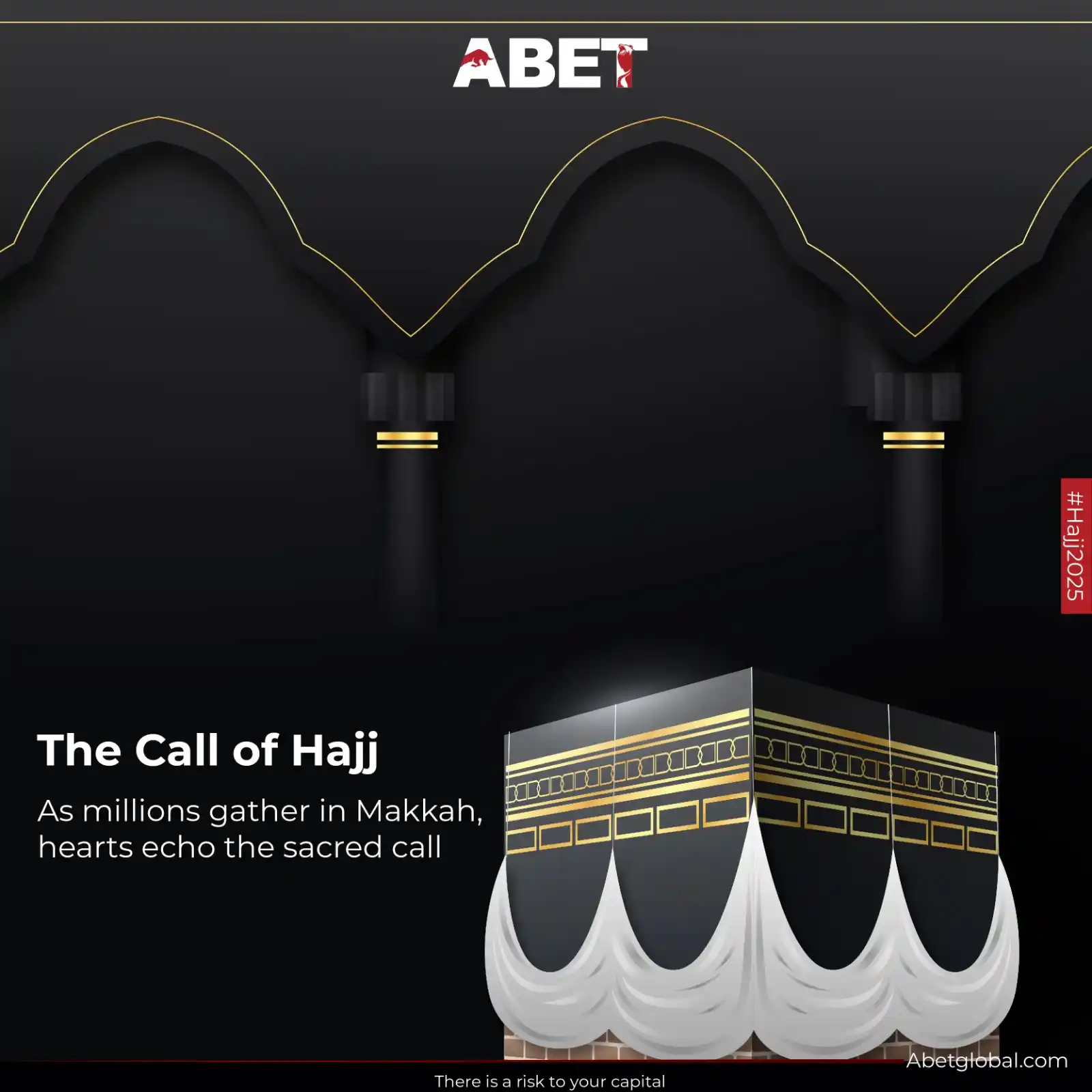 Image from ABET Global: The Call of Hajj Labbayk Allahumma Labbayk As millions gather in Makka...