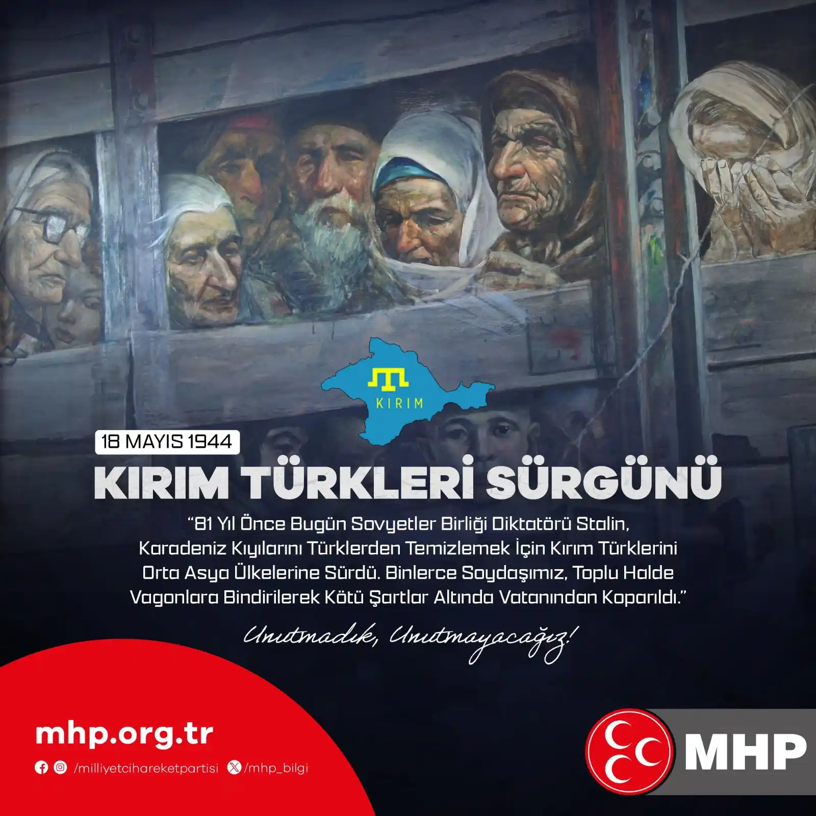 Image from MHP: “81 Yıl Önce Bugün Sovyetler Birliği Diktatörü Stalin, Karadeniz Kıyıl...