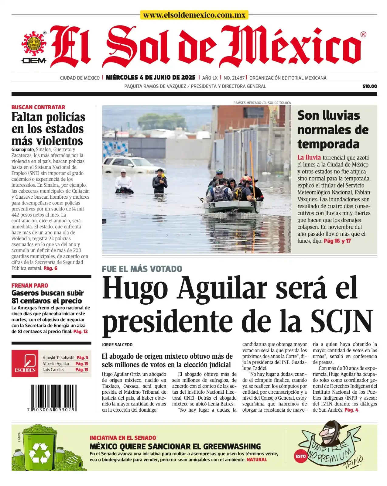 Image from El Sol de México: ¡Buen miércoles! ☀️😊 Te dejamos la información para empezar el día �...