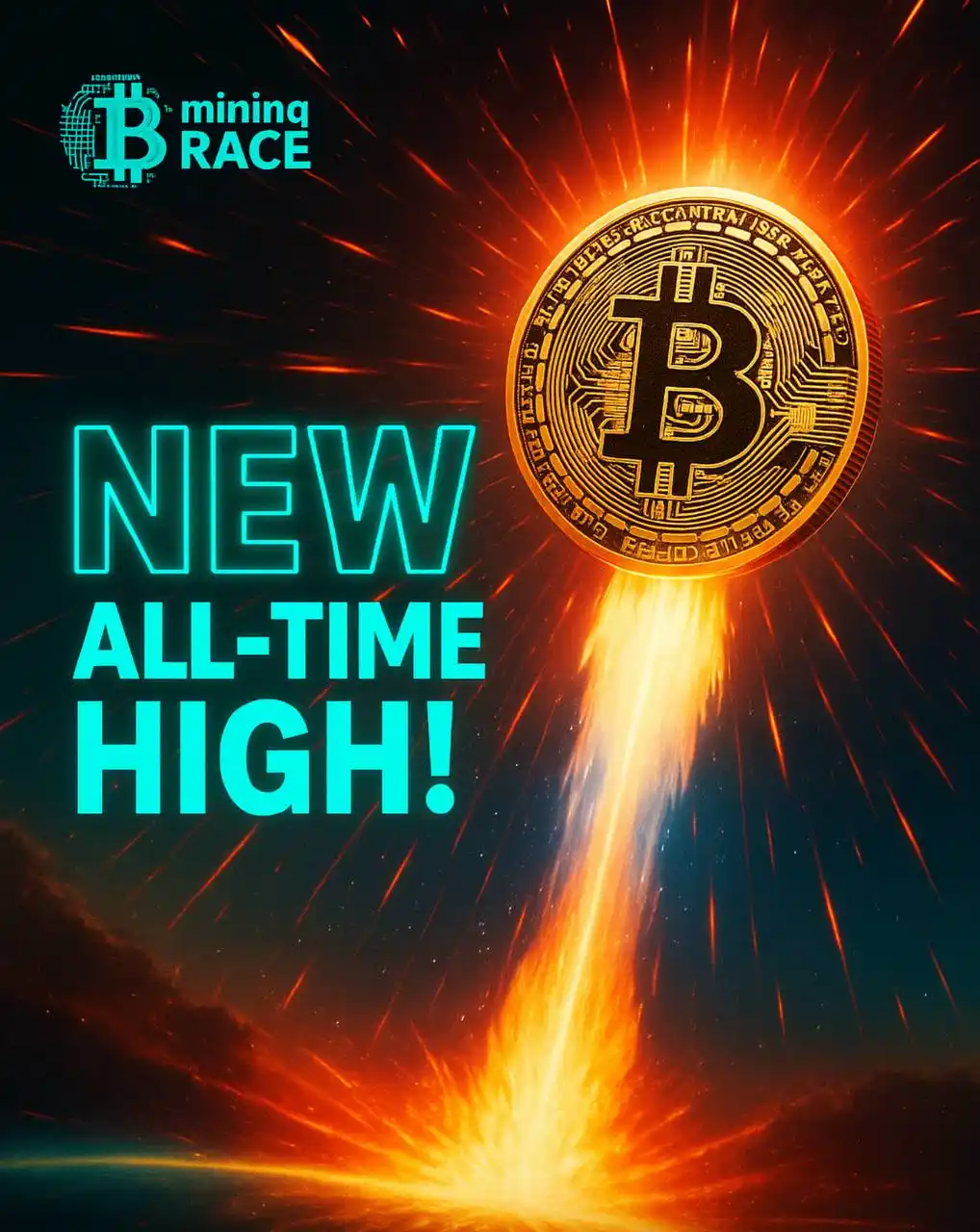 Image from ICONX,MINING Race: بيتكوين يحقق أعلى مستوى تاريخي له - في الوقت المناسب تمامًا لمكالمتنا...