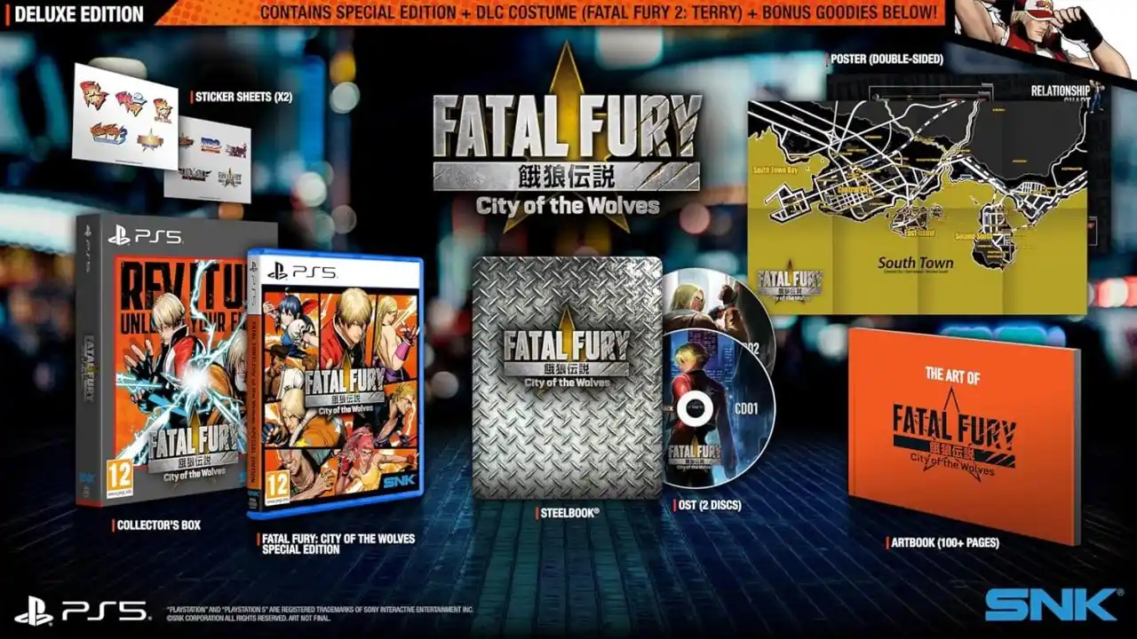 Image from ofertasXplaystation Videojuegos: Fatal Fury City of the Wolves - Deluxe Edition <a class="text-blue-500...