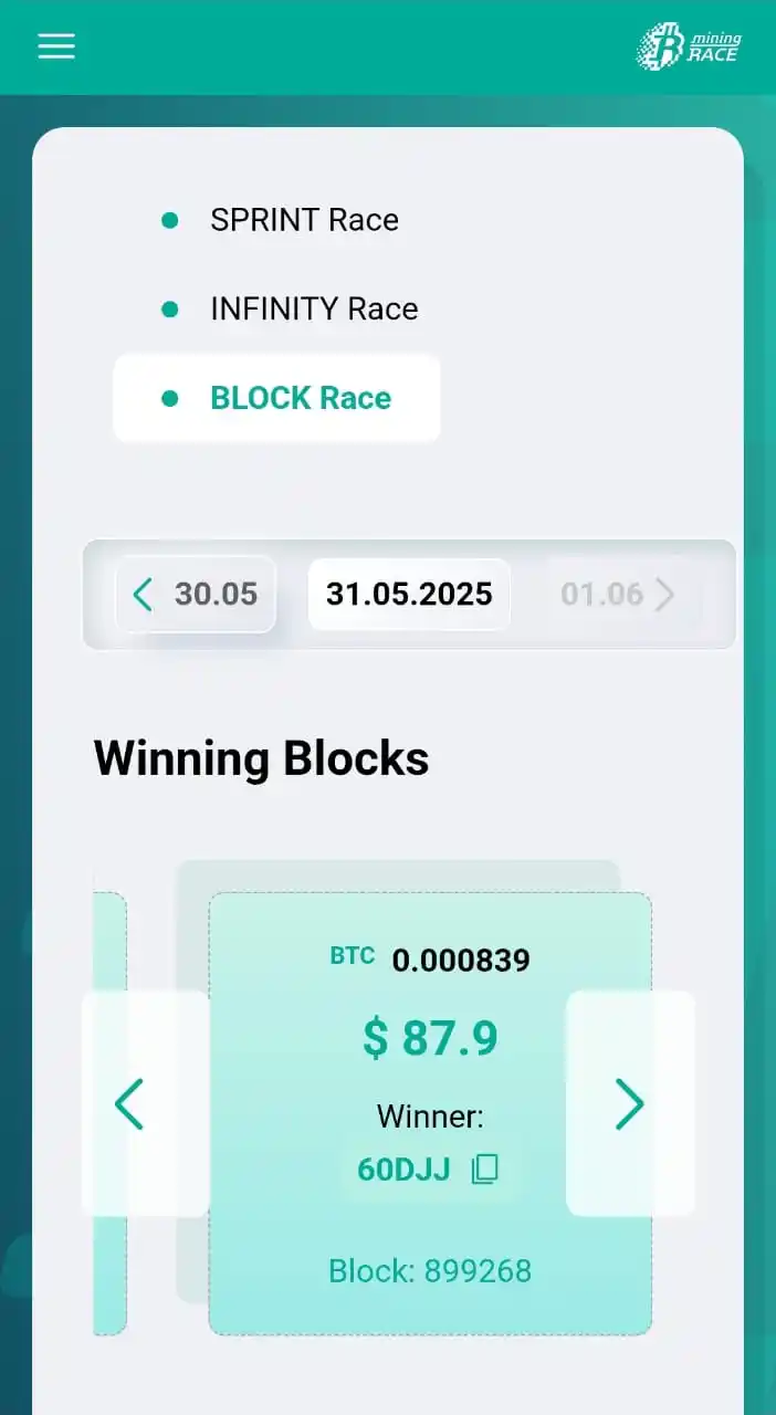 ICONX,MINING Race post