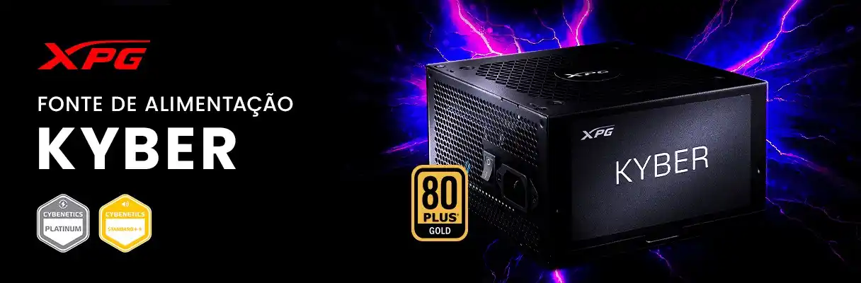 Image from GPCR Promo - Hardware e Tecnologia: 🔥Fonte XPG Kyber 850W 80 Plus Gold Cybenetics Platinum Com Cabo - 5 ...