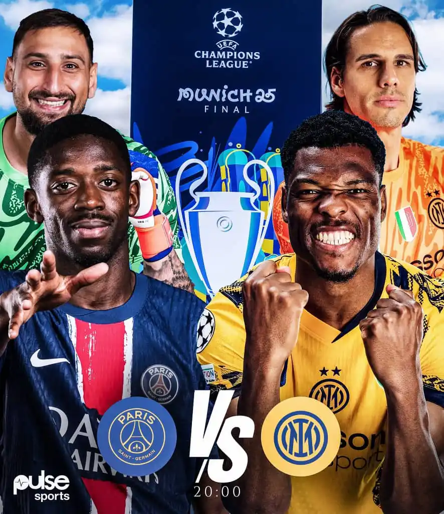 Image from GidEx TV 🌍📺channel🎥📢: 🇮🇹 INTER V PSG🇫🇷 *KICKOFF 8:00pm* PSG XI: Donnarumma; Hakimi, M...
