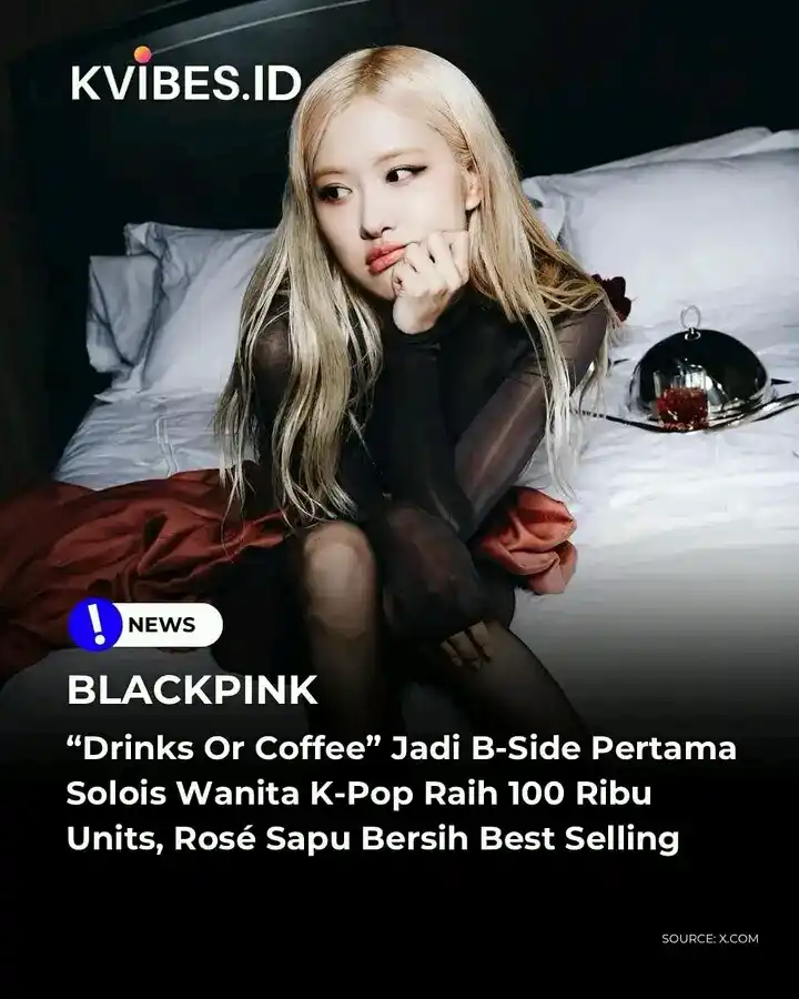 Image from Seputar Kpop & Kdrama Tahun 2025/2026 🇰🇷🇰🇷🇰🇷🇲🇨🇲🇨🇲🇨: [K-UPDATE]  Rosé BLACKPINK kembali mengukir sejarah dan prestasi gemil...