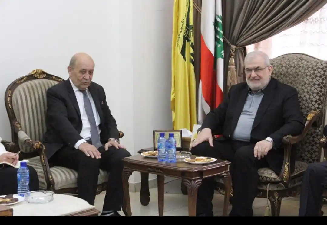 Image from 961 News 🇱🇧: نائب حزب الله محمد رعد للودريان: الحزب مهتمّ بمناقشة مشاريع قوانين الإ...