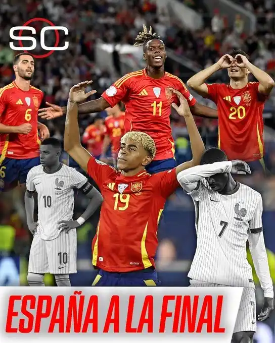 Image from Fútbol y Actualidad: 😱 ¡PARTIDAZO! 🇪🇸 España le ganó 5-4 a Francia en Stuttgart y se me...