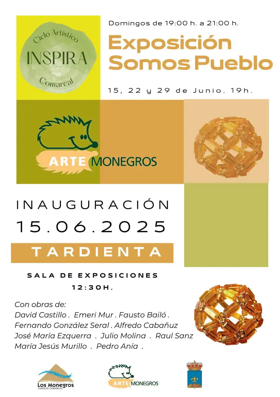 Image from Comarca de Los Monegros: 🆕🎨“Somos pueblo” es el título de la nueva exposición del colectivo a...