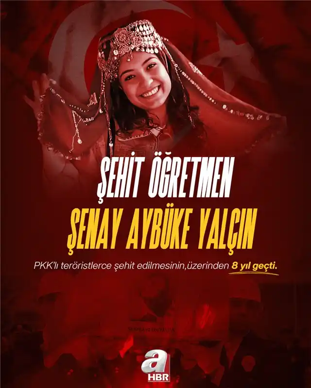 Image from A Haber: 🇹🇷 Şehit Öğretmen Şenay Aybüke Yalçın, 2016 yılında ilk görev yeri o...