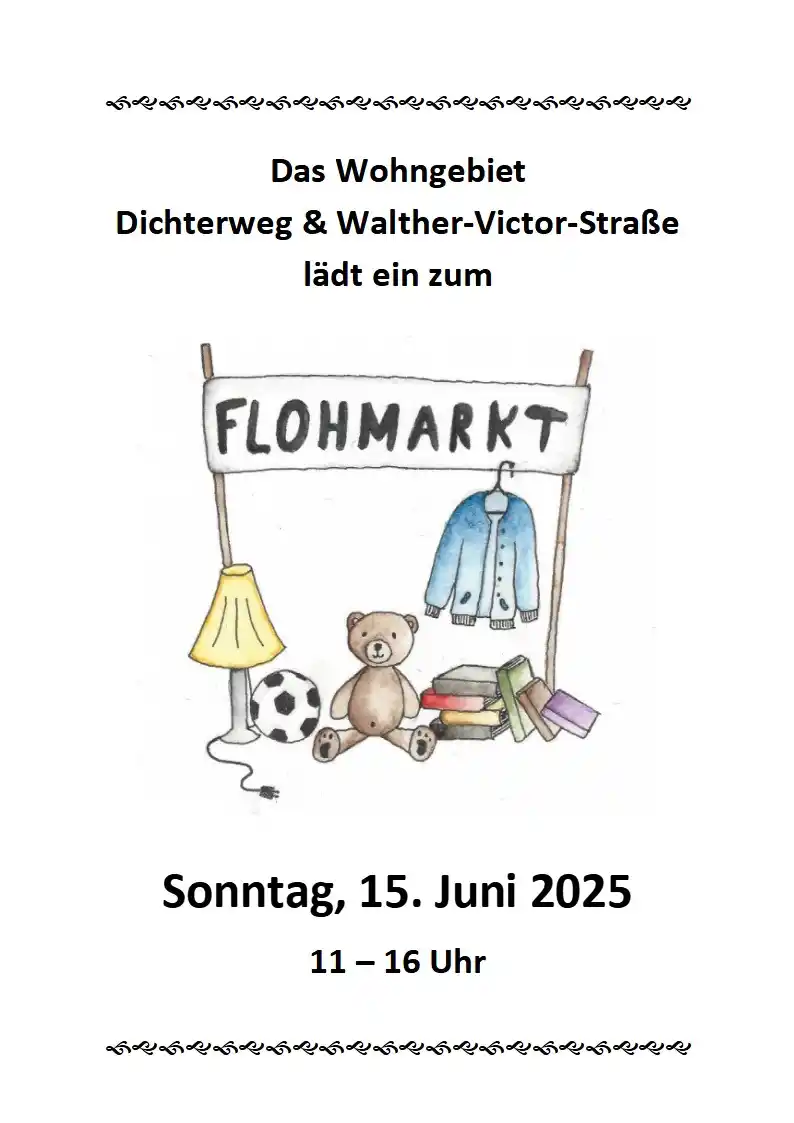 Image from Oberweimar-Ehringsdorf: Und dann kommen Sie alle gerne vorbei, um an diesem Flohmarkt teilzuha...