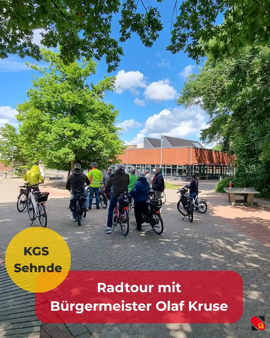 Image from Stadt Sehnde: 🌟 Am 23. Mai 2024 ging's mit Bürgermeister Olaf Kruse aufs Rad! 🚲 Mi...