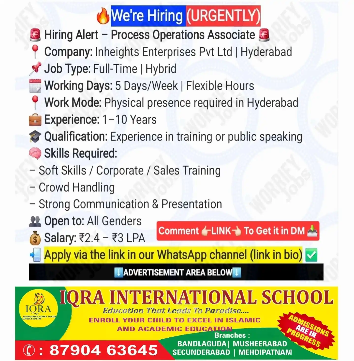 Image from WorrifyJobs™: *🔥Apply Now:🔥* https://unstop.com/jobs/process-operations-associate-...