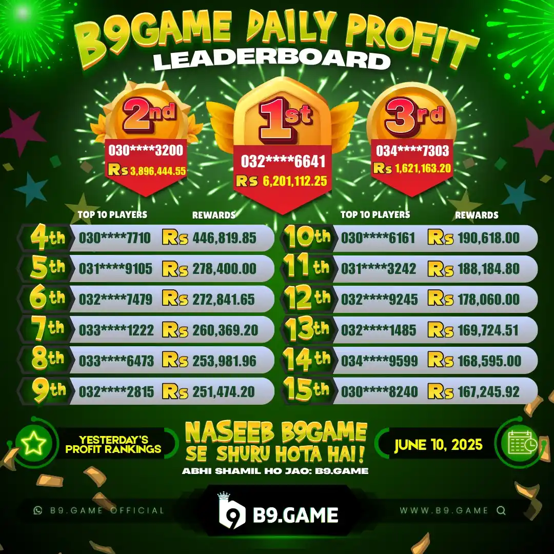 Image from B9.GAME Kamao Club: 🔥 B9.GAME – Har Roz Jeet Ka Naya Tufani Tareeqa! 🔥 ✨ "Kismat ab wait...