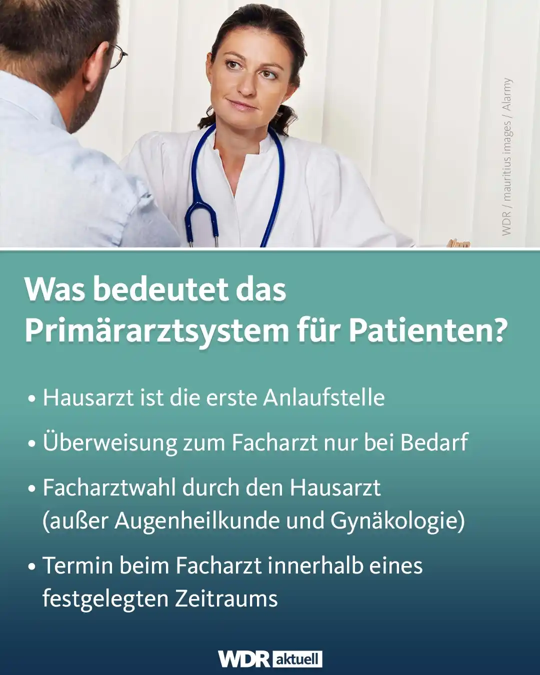 Image from WDR aktuell: 🥼 „Bei Risiken und Nebenwirkungen fragen Sie zunächst ausschließlich ...