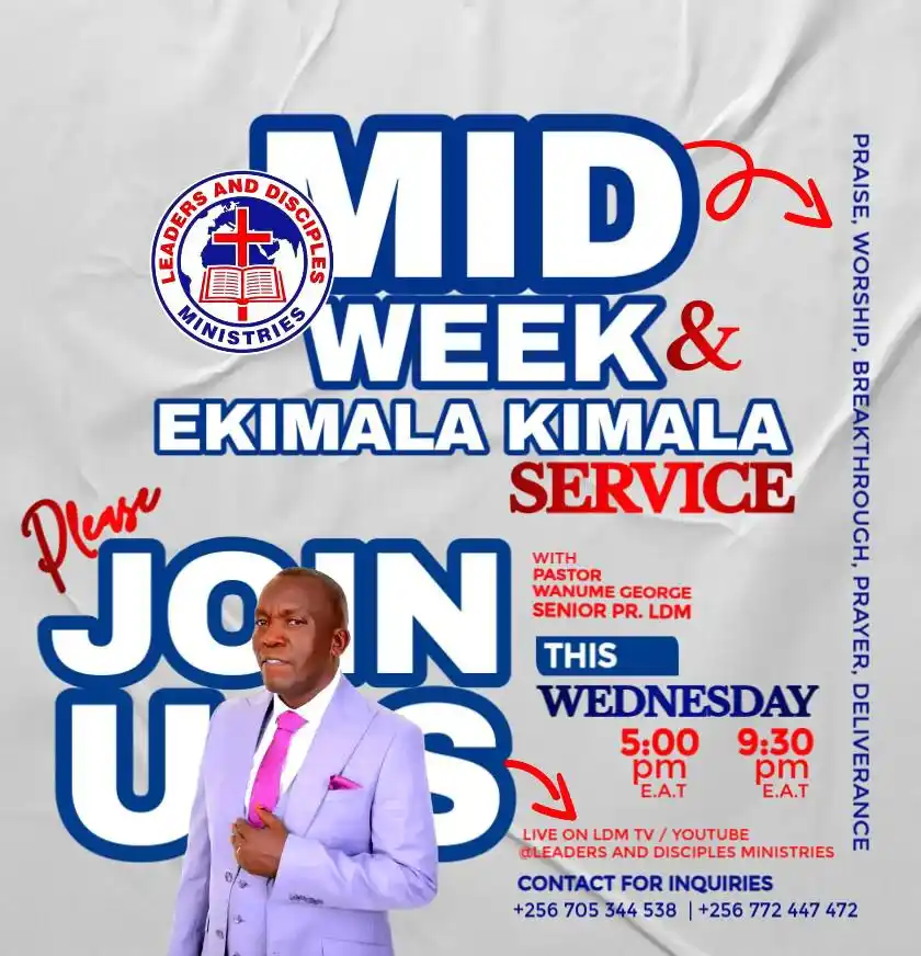 Image from LEADERS AND DISCIPLES MINISTRIES : Come fellowship with us this Wednesday. We trust and believe your live...