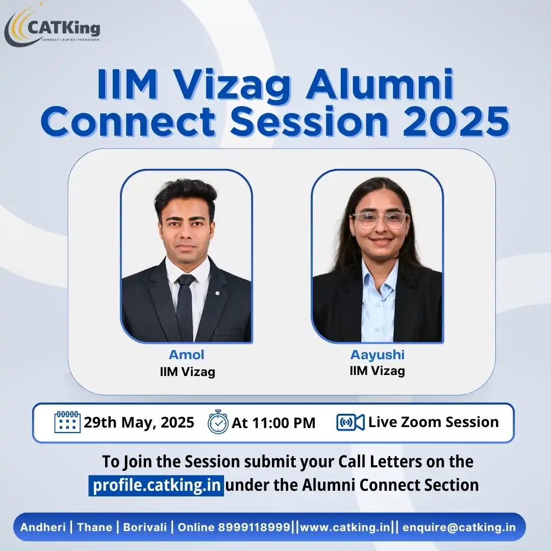Image from MBA CATKing Family: *Converted or Waitlisted for IIM Visakhapatnam ? Let’s Get You Ready!*...