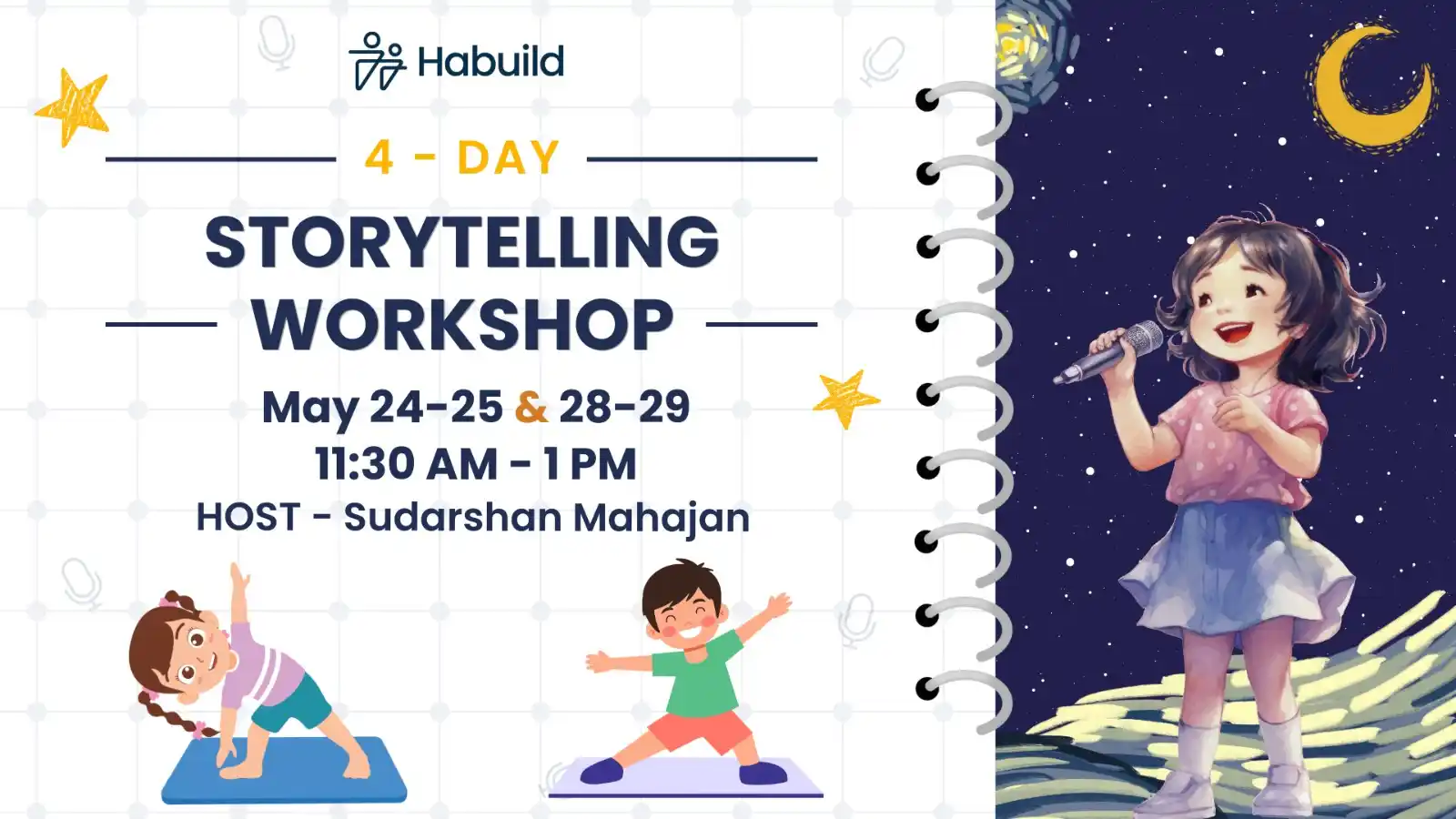 Image from One Habit With Habuild. 🎯: *_📖 Did you miss the storytime magic?_* 🎭 Storytelling with Tiny Mi...