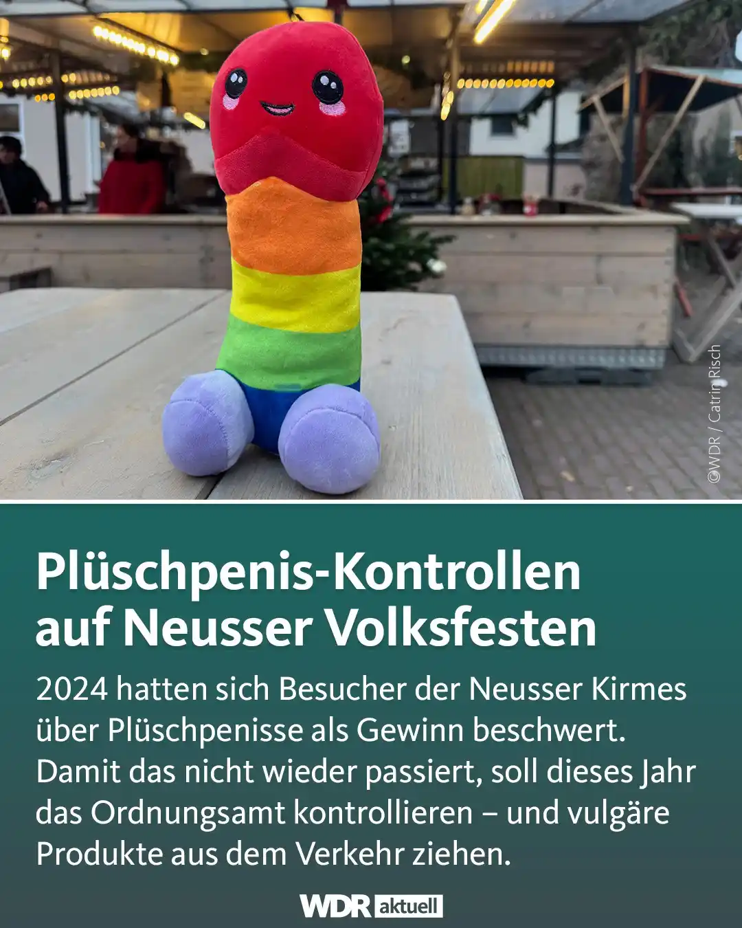 Image from WDR aktuell: *Harmlos oder witzig?* 🎢 Dieses Jahr will die Stadt Neuss schon im ...