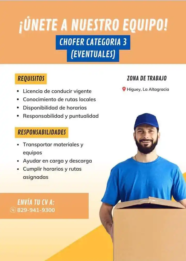 Image from Disi Mota Publicidad Empleos: Higüey...