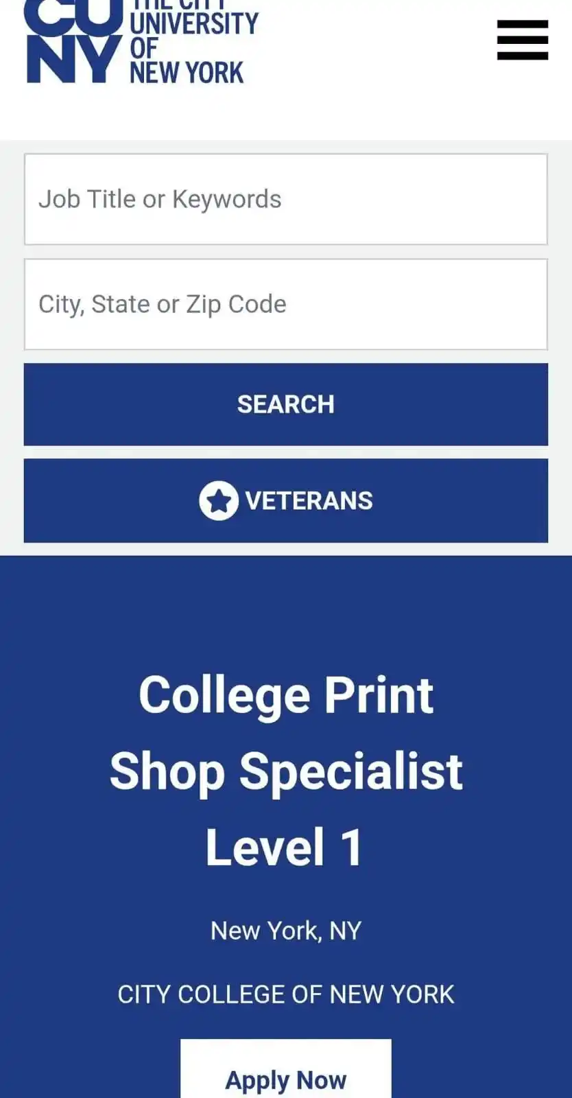 NYC JOBS post