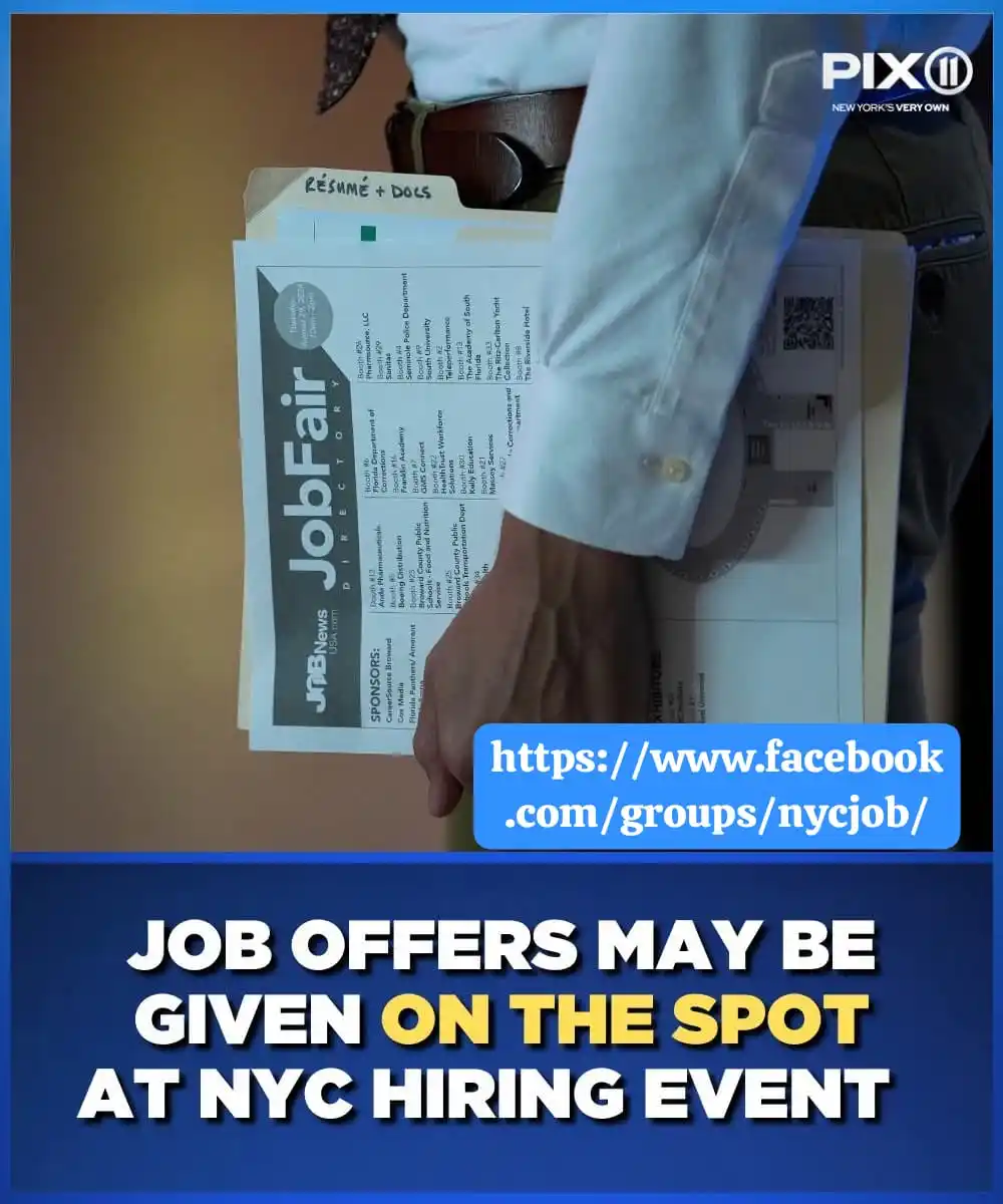 Image from NYC JOBS: Job seekers must have a bachelor’s degree or a high school diploma and...