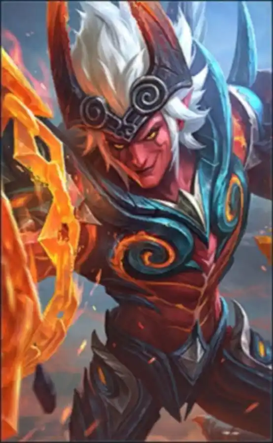 Image from Mobile Legends Info - Thelanternsky: Khufra "Volcanic Overlord" Revamped Skin Portrait Splash Art...