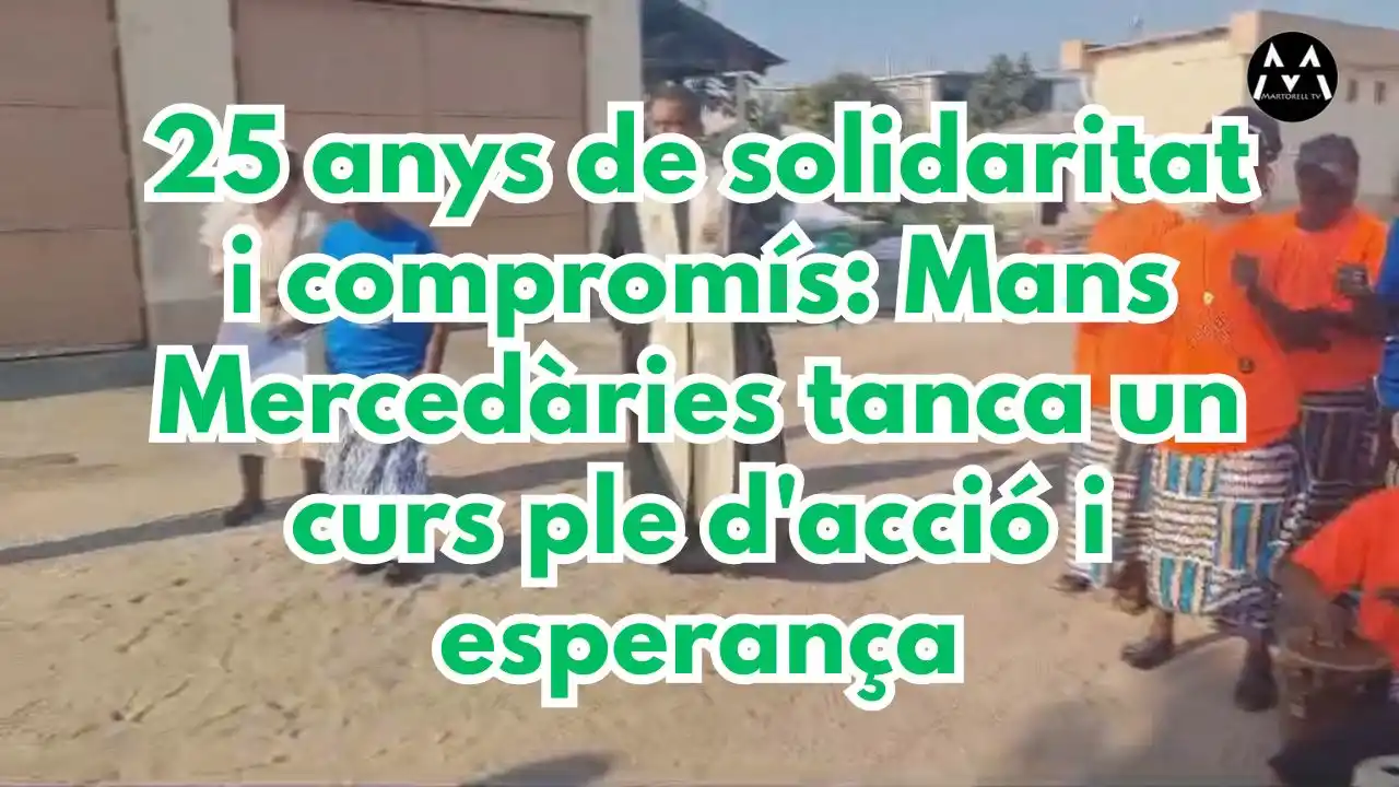 Image from Martorell TV: *MARTORELL TV INFORMA* *ENTITATS* 25 anys de solidaritat i compromís: ...