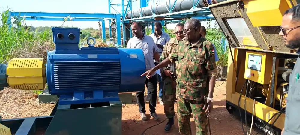 Image from اعلام حكومة ولاية الخرطوم Khartoum State Government Media: *ولاية الخرطوم تواصل العمل خلال عطلة العيد لتسريع استعادة الخدمات* تشه...
