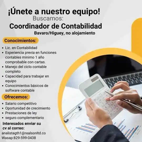 Image from Disi Mota Publicidad Empleos: Por favor solo compartir su CV si cumple con los requisitos/ no llamad...