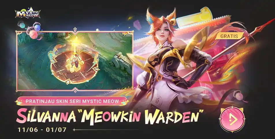 Image from Mobile Legends Info - Thelanternsky: Skin Silvanna Gratis + Efeknya ga murahan kaya skin yang satunya 🫣...