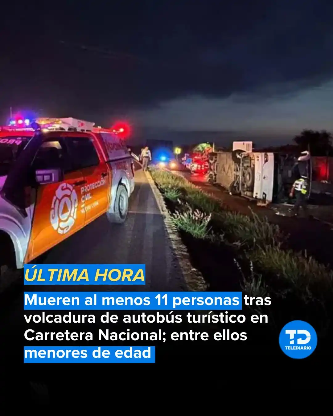 Image from TELEDIARIO MONTERREY📺🔵 #CercaDeTi: ⚠️Al menos 11 muertos y 19 personas lesionadas fue el saldo que dejó u...