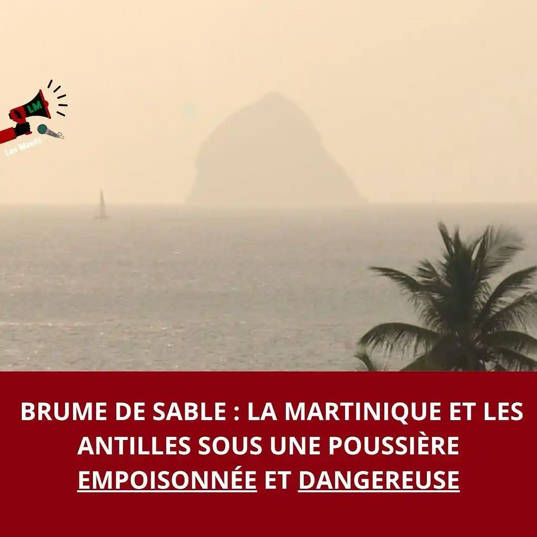 Image from Las Manti !: Chaque année, la Martinique est envahie par une épaisse brume de sable...