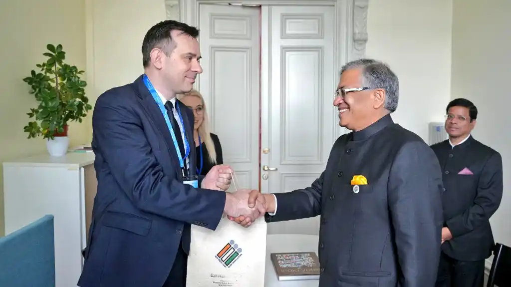 Image from Election Commission Of India: Chief Election Commissioner of <a class="text-blue-500 hover:underline...