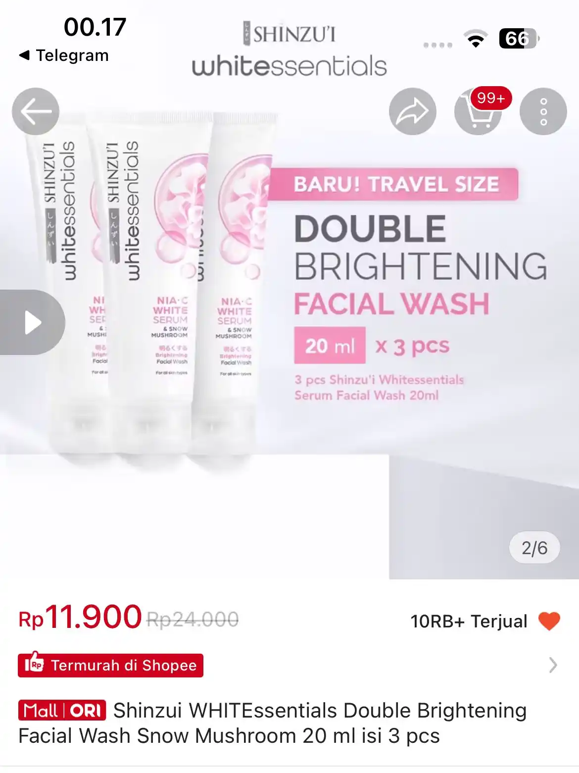 Image from DISKONAN PROMO SHOPEE👛 RACUN SHOPEE🎀 PROMO BELANJA ONLINE 🛒: Dapat 3 Fw Shinzui https://s.shopee.co.id/7phNwQO7X6?share_channel_cod...