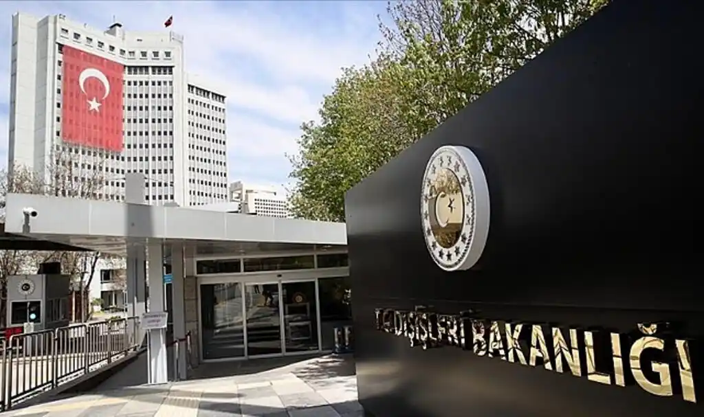 Image from Furkan Haber: *Dışişleri Bakanlığı'ndan İşgalci İsrail'e sert tepki* <a class="text-...