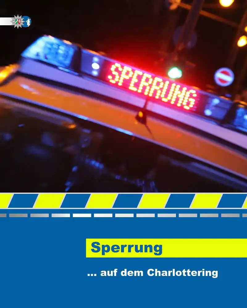 Image from Polizei NRW Krefeld: Eben ist an der Ausfahrt Gartenstadt der A 57 ein Lkw mit Gefahrgut au...