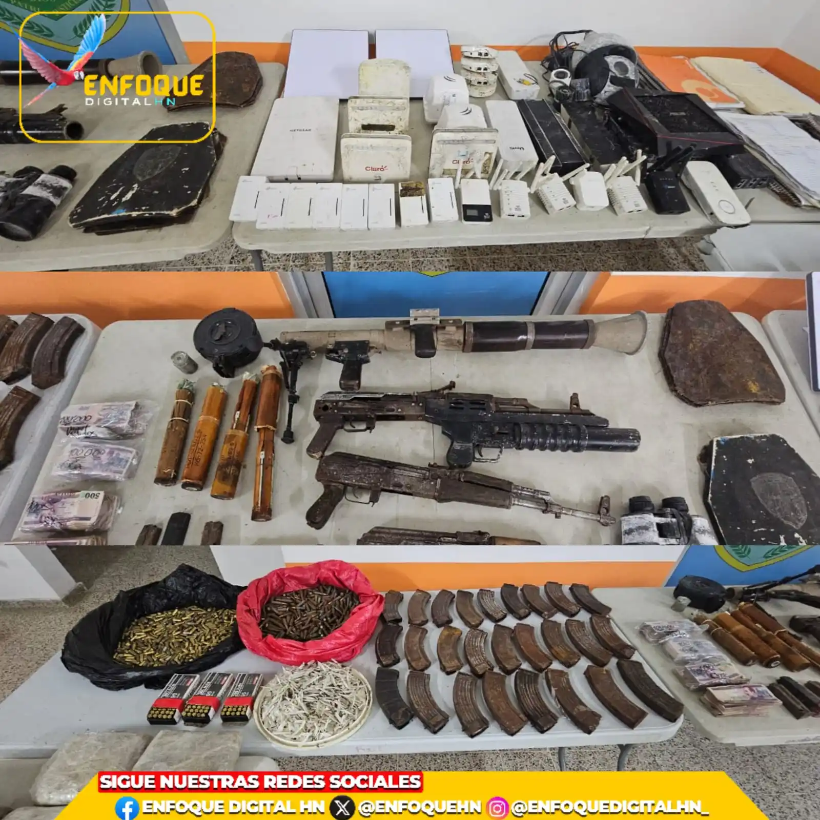 Image from Enfoque Digital HN: EDHN 🚨 || Las Fuerzas Armadas de Honduras (FFAA), en labores de limpi...