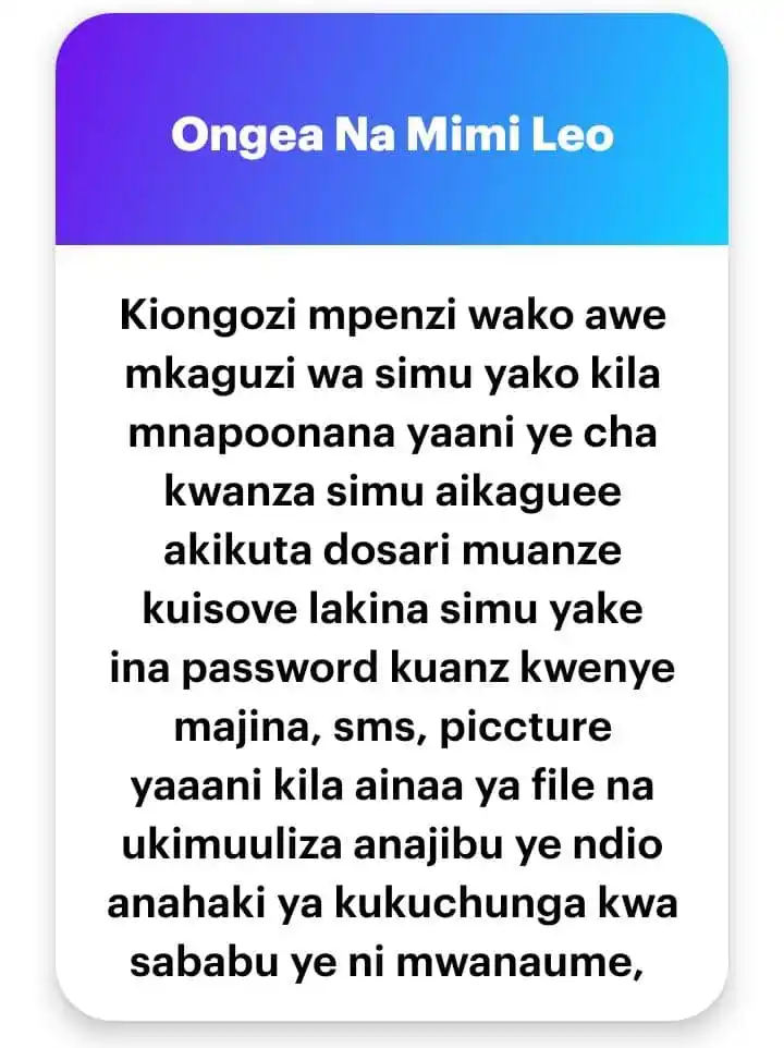 Image from 𝗢𝗧𝗛𝗨𝗠𝗔𝗡 𝗙𝗔𝗖𝗧: Hayo siyo mapenzi, huo ni udhibiti unaojificha katika kivuli cha neno ...