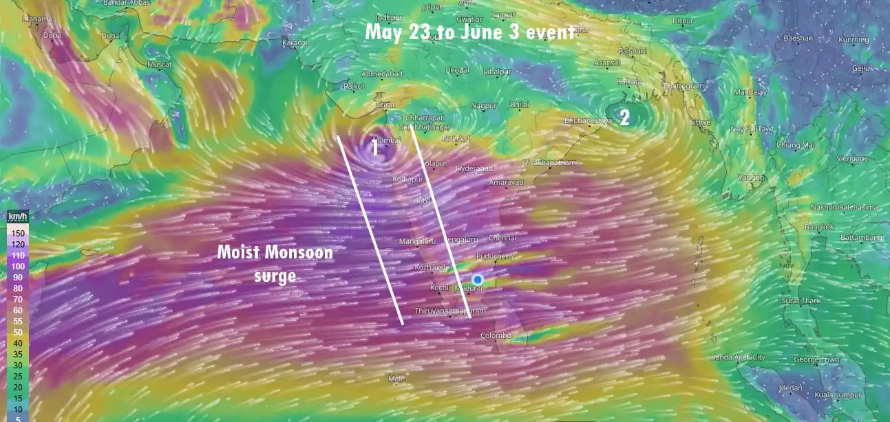 Image from Prassanna: Next 10 days, Coastal & Western ghats belt from Maharashtra, Karnataka...